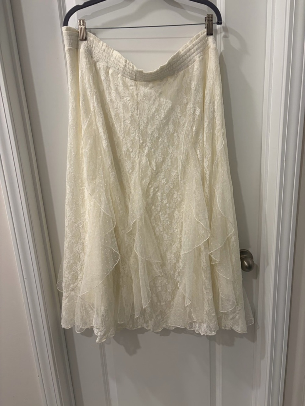 Lucky Brand Plus Size XXL, EUC, 
Festival Lace Midi Skirt